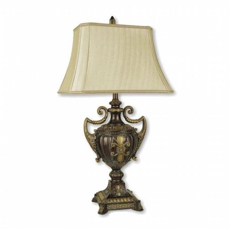 CLING 30   Urn-Shape Table Lamp - Antique Gold CL106066